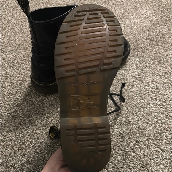 Dr. Martens Black Leather Boots - Picture 3 of 5